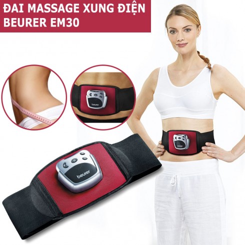 Đai massage xung điện giảm béo Beurer EM30